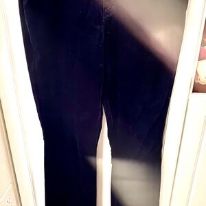 L'AGENCE Navy Velvet Pants